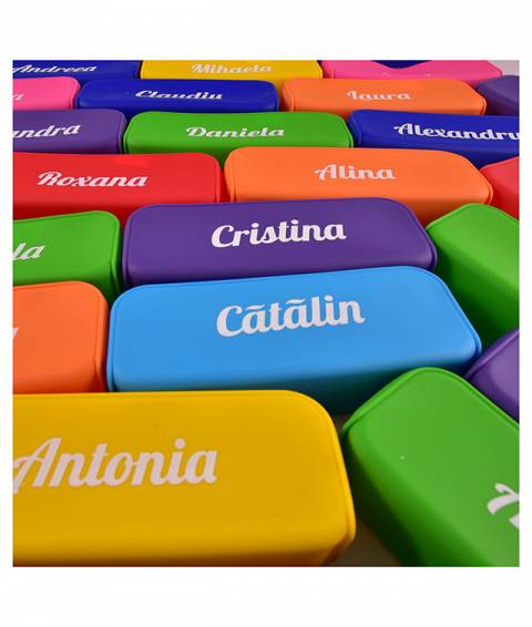 Penar silicon, Mic tip Etui, Schoolfriendly Ioana, 1 Fermoar