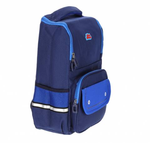 Ghiozdan Scolar, Schoolfriendly, 3 Fermoare, Bleumarin