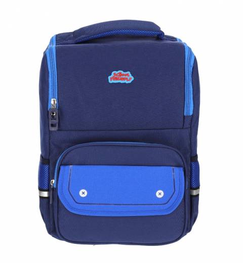 Ghiozdan Scolar, Schoolfriendly, 3 Fermoare, Bleumarin