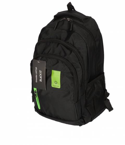 Ghiozdan LAPTOP BLACK IT 4fermoare 44x30x19cm NEGRU VERDE – imagine produs 4