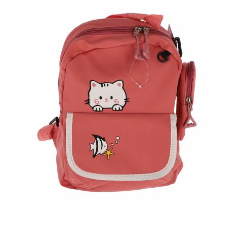 Ghiozdan Prescolari, Schoolfriendly, 30x23x10cm, 2 Fermoare, ROSU