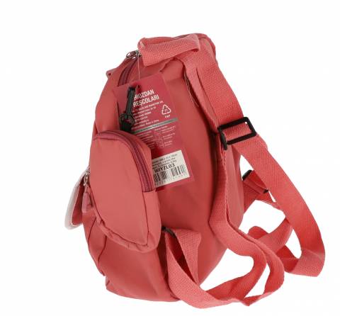 Ghiozdan Prescolari, Schoolfriendly, 30x23x10cm, 2 Fermoare, ROSU