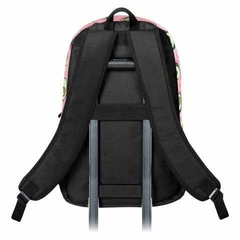 Ghiozdan Scolar, Avocado, 2 fermoare, 31x44x18cm, Roz