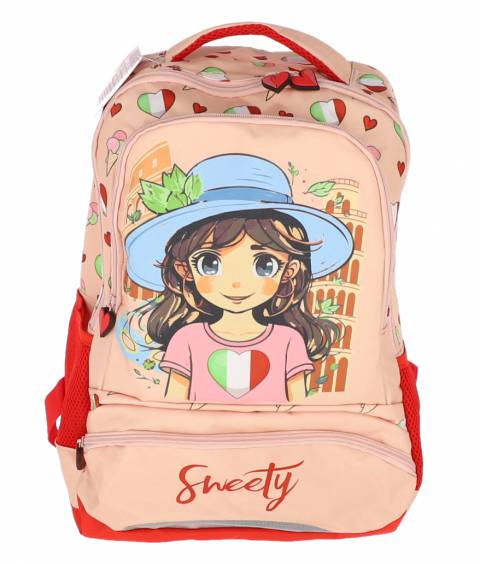 Ghiozdan Scolar Sweety 3fermoare 42HX30X20cm ITALY