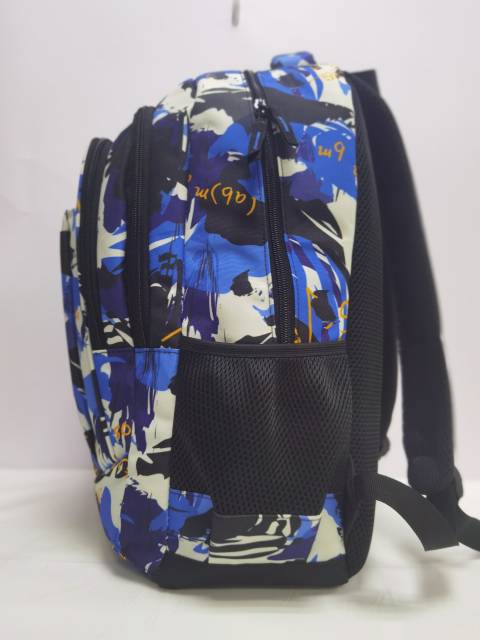 Ghiozdan SF 4F 45cm ALBASTRU Camuflaj – imagine produs 5