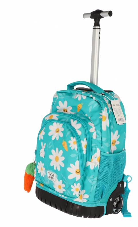 Ghiozdan Troller Oh My Pop! FAN GTS Blooming 47x32x25cm – imagine produs 5