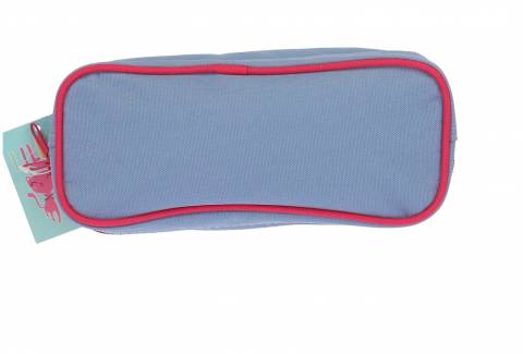 Penar Mic tip Etui, Lili Lou, 2 Fermoare, Roz