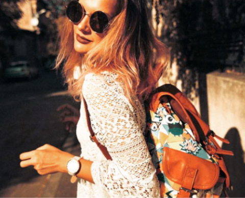 Ghiozdan Timp Liber Canvas catarame Bufnite Color Pop