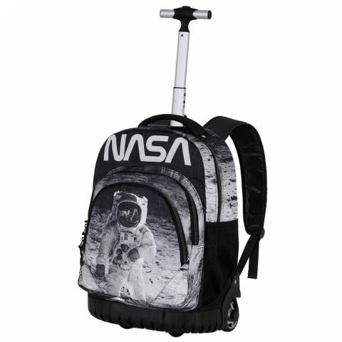 Troler Scolar NASA 3 fermoare 2 buzunare 625x32xH47cm – imagine produs 4