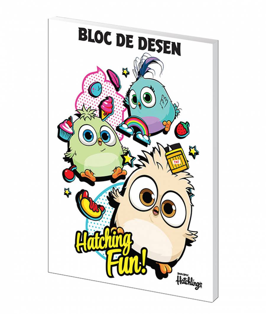 Bloc desen A4 160g 16file Angry Birds