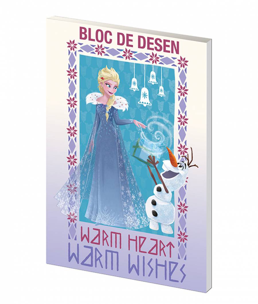 Bloc desen A4 160g 16file Frozen R