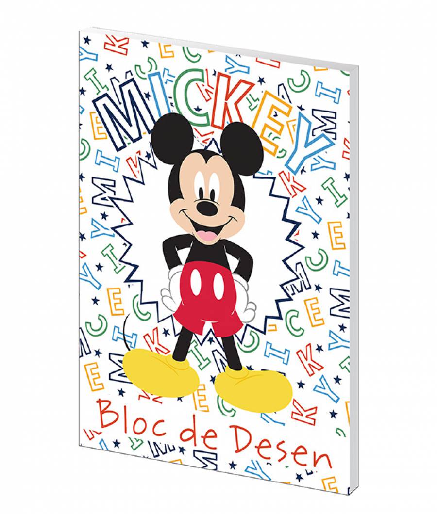 Bloc desen A4 160g 16file Mickey