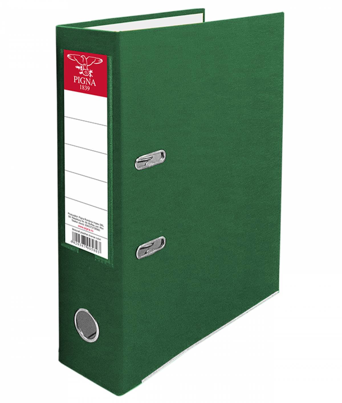 Biblioraft Plastifiat, PIGNA,7.5 cm verde