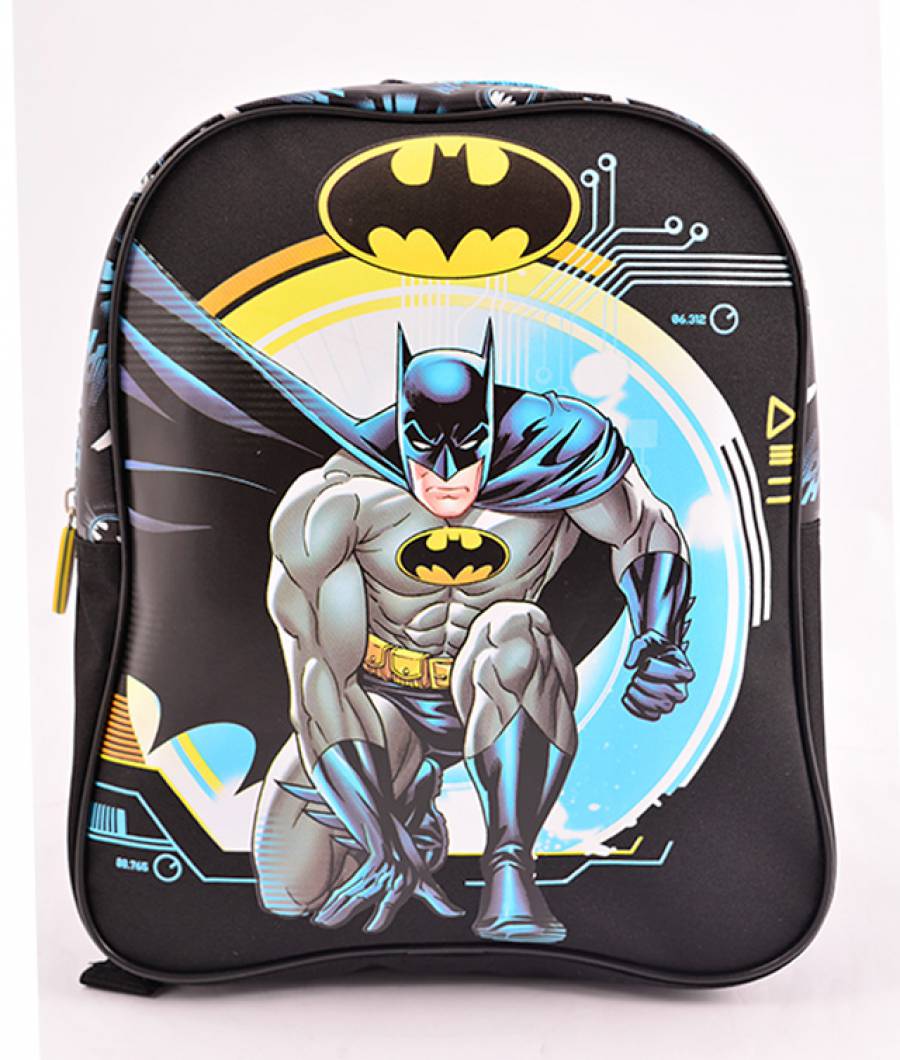 Mini Ghiozdan Gradinita Batman Negru Albastru