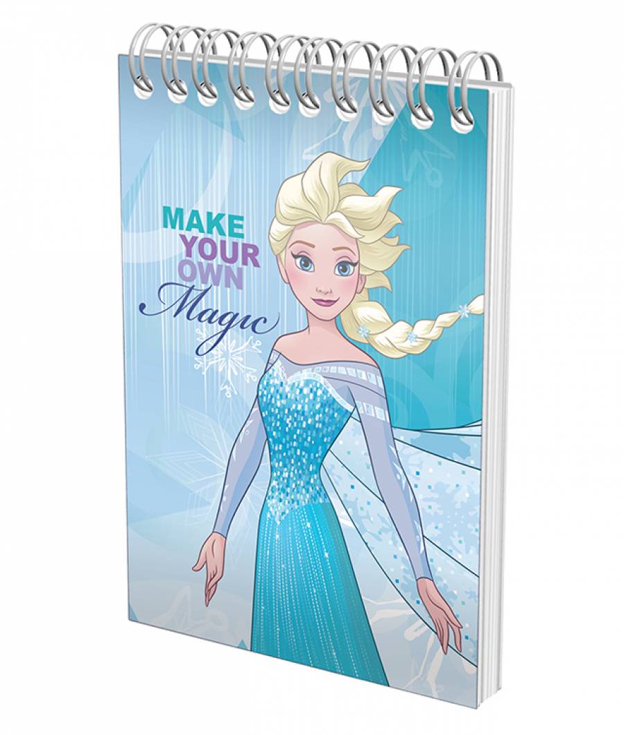 Bloc notes cu spira A6 70fileile matematica 80g/mp Frozen R