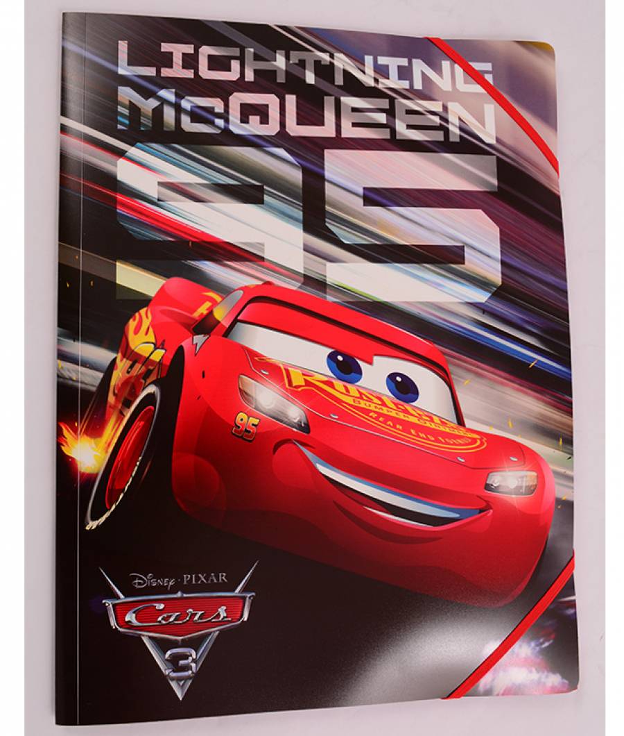 Mapa plastic cu elastic Cars3