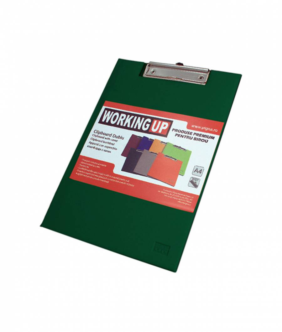 Clipboard dublu W-UP verde deschis