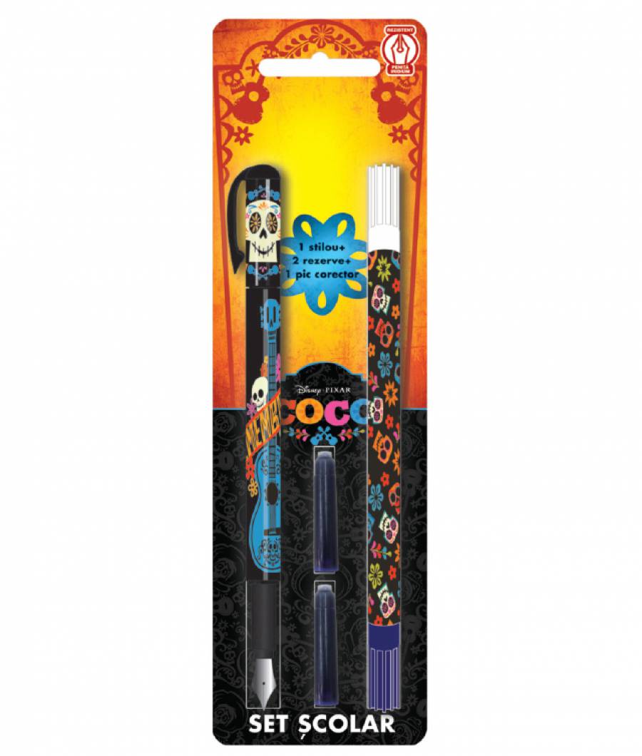 Blister Stilou Iridium Coco 1 corector 2 rezerve
