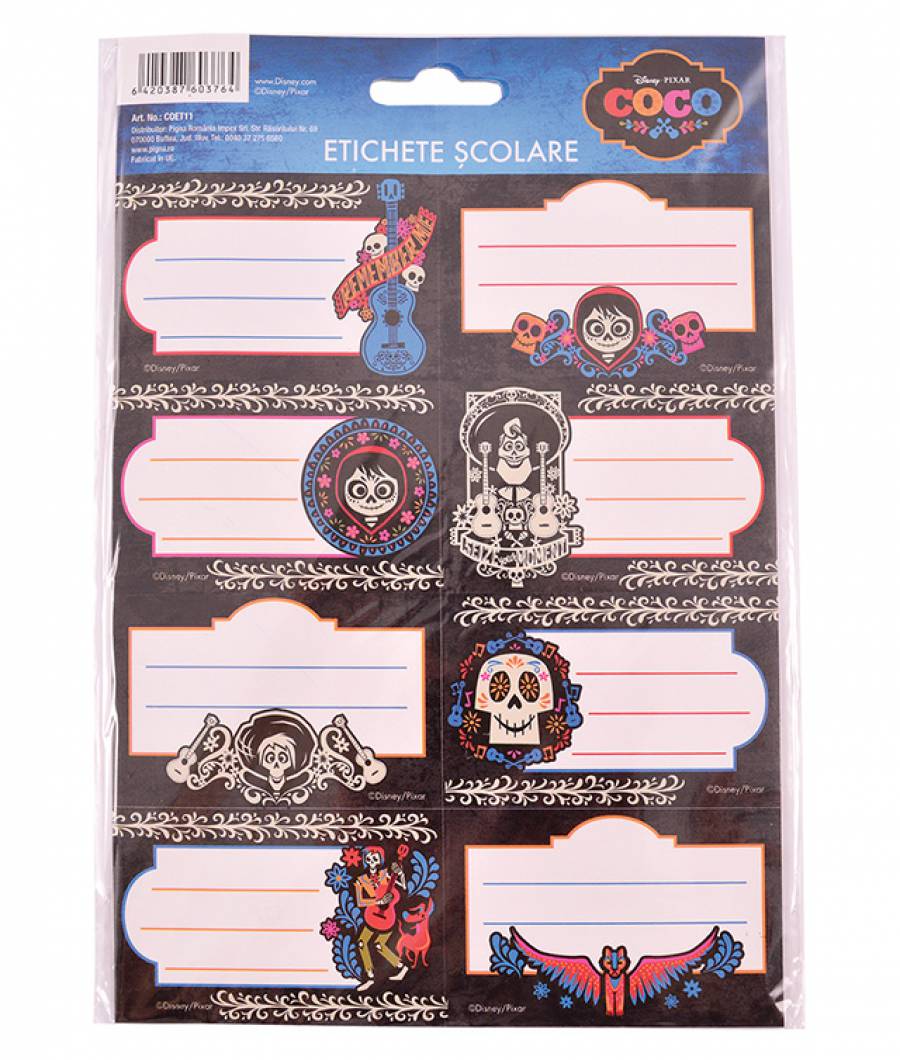 Etichete scolare Coco 40/set