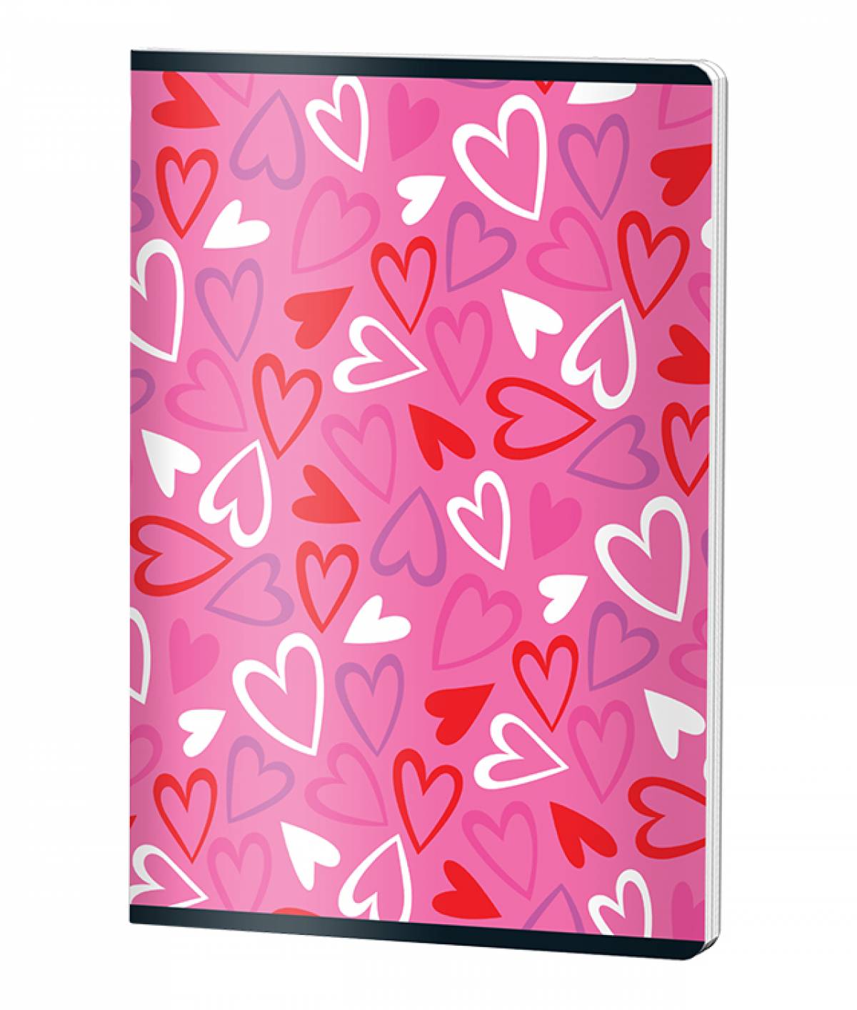 Caiet Capsat Matematica, A4, Pigna CLASIC, 60file, 70 gr, FETE HEARTS IN