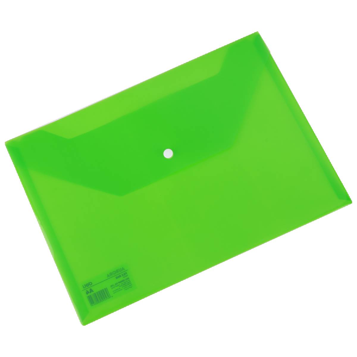 MAPA PLASTIC CU BUTON A4 VERDE DELI