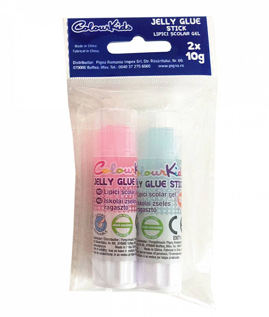 Lipici gel scolar 10g NON TOXIC SET 2buc Colour KIDS