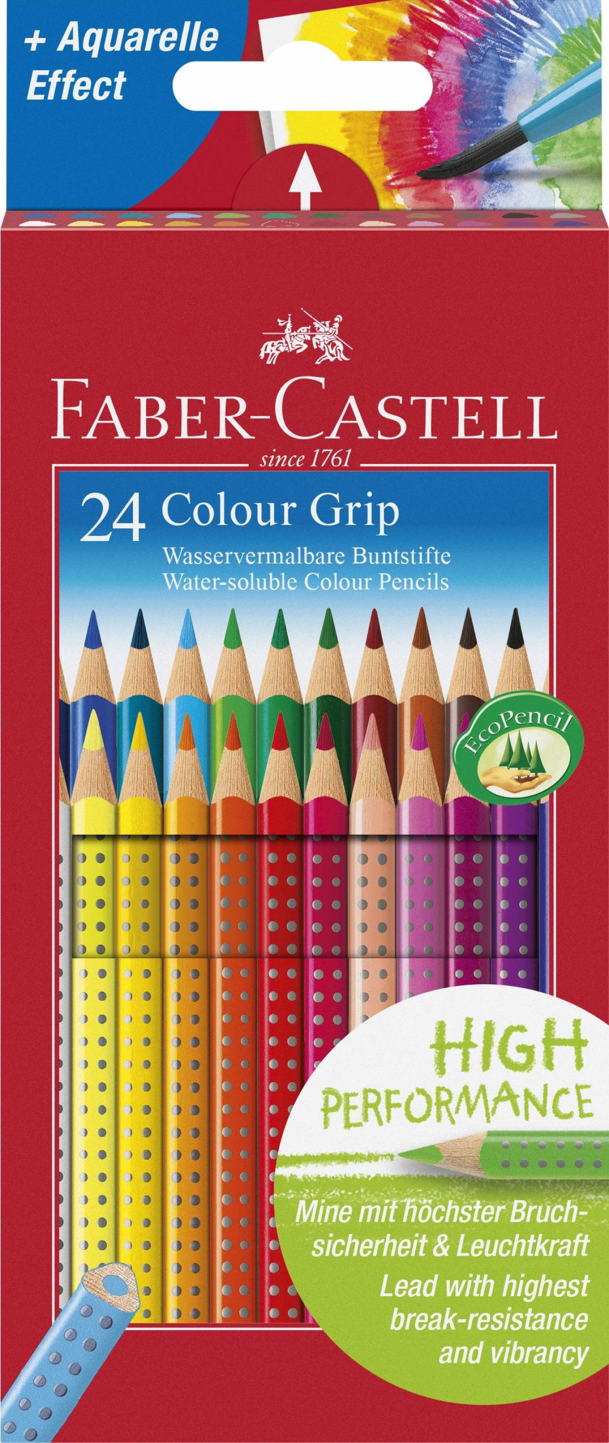 CREIOANE COLORATE 24 CULORI GRIP 2001 FABER-CASTELL