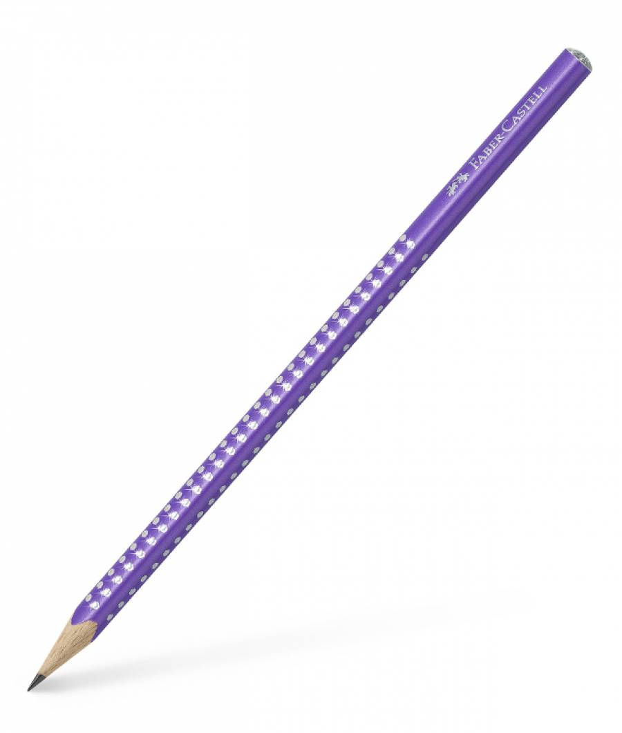 Creion Grafit B Sparkle Violet 2019 Faber-Castell
