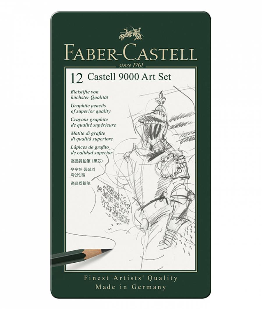 Set Arta Creion Grafit Castell 9000 Faber-Castell