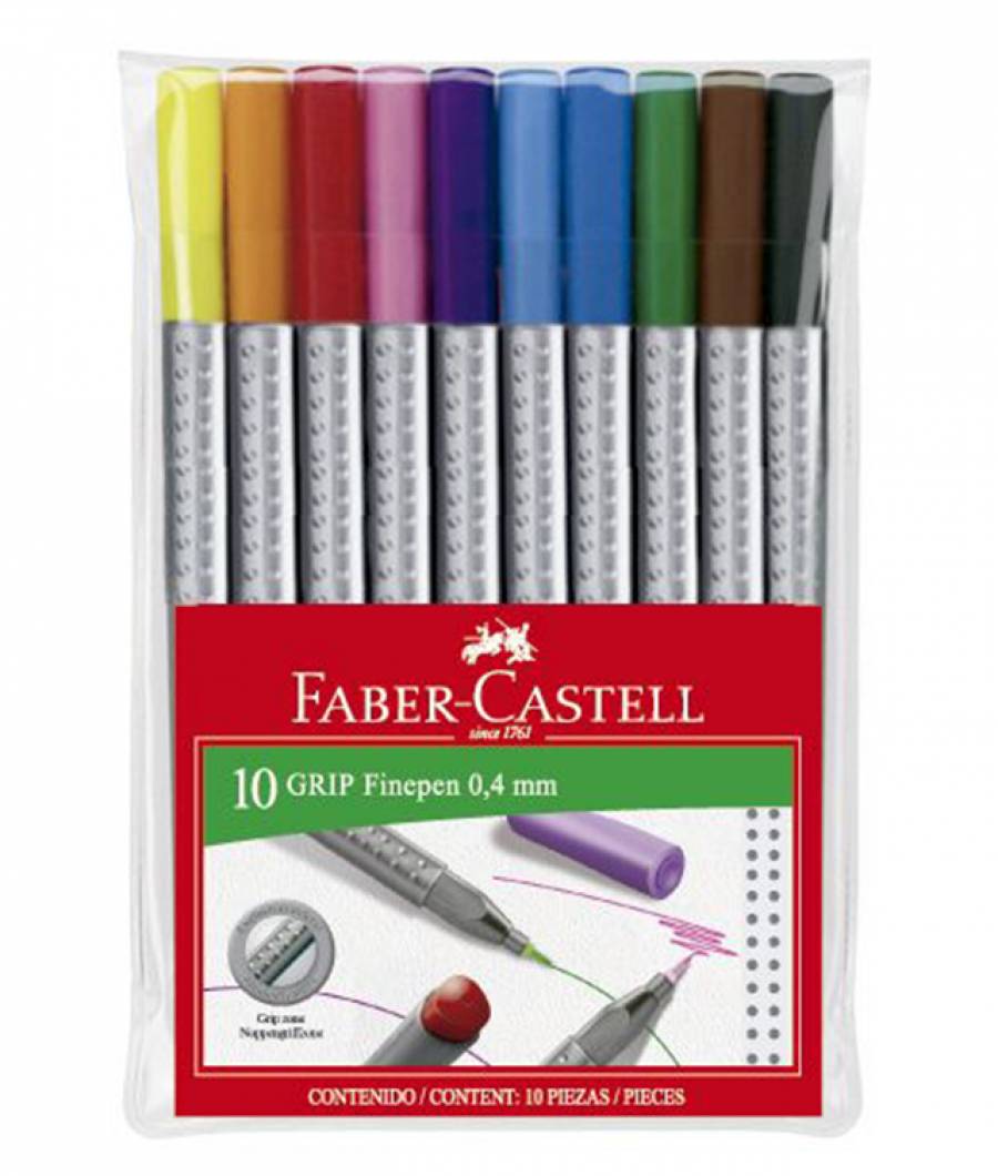 Liner 0 4 mm Grip set Faber-Castell