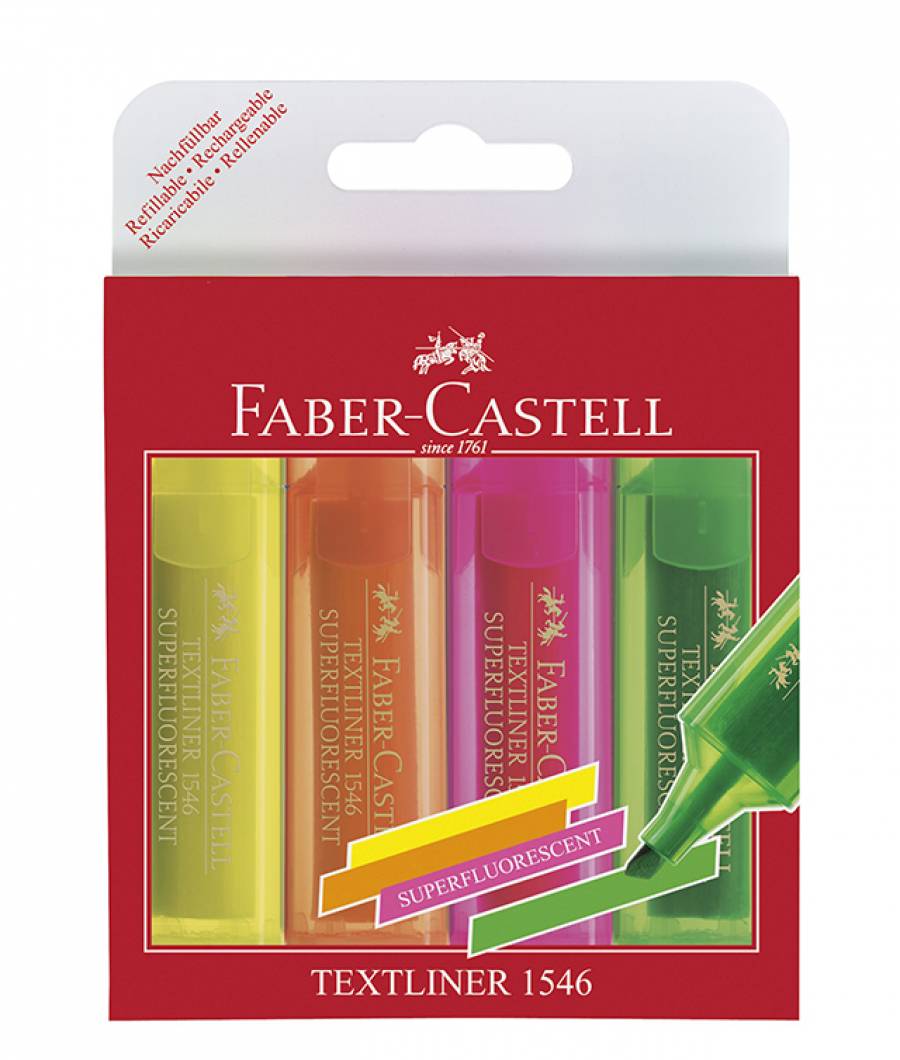 Textmarker Superfluorescent 1546 Faber-Castell