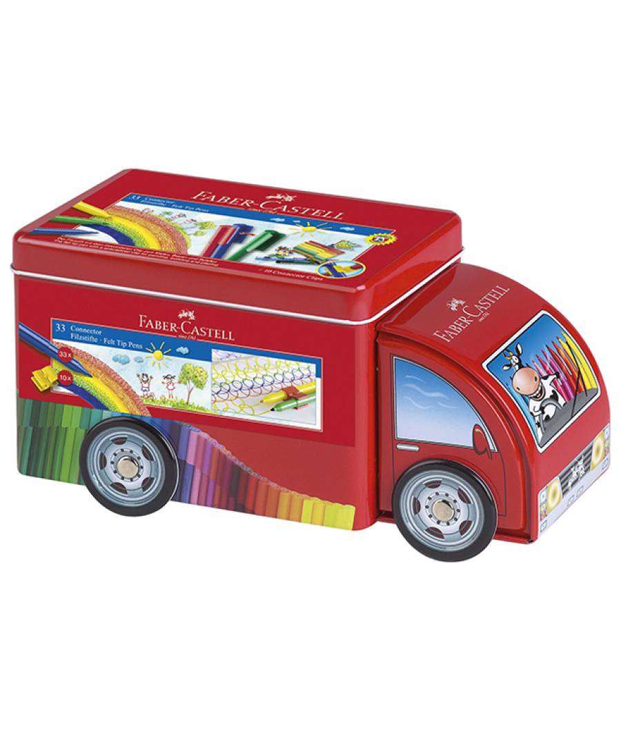 Carioca 33 Culori Camion Connector Faber-Castell