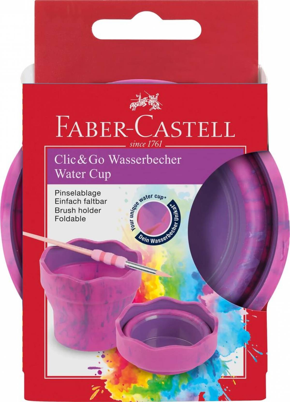 CUTIE APA CLICK AND GO UNICORNI ROZ MARMORAT FABER-CASTELL