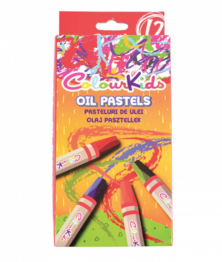 Creioane ulei pastel 12 culori Colour KIDS