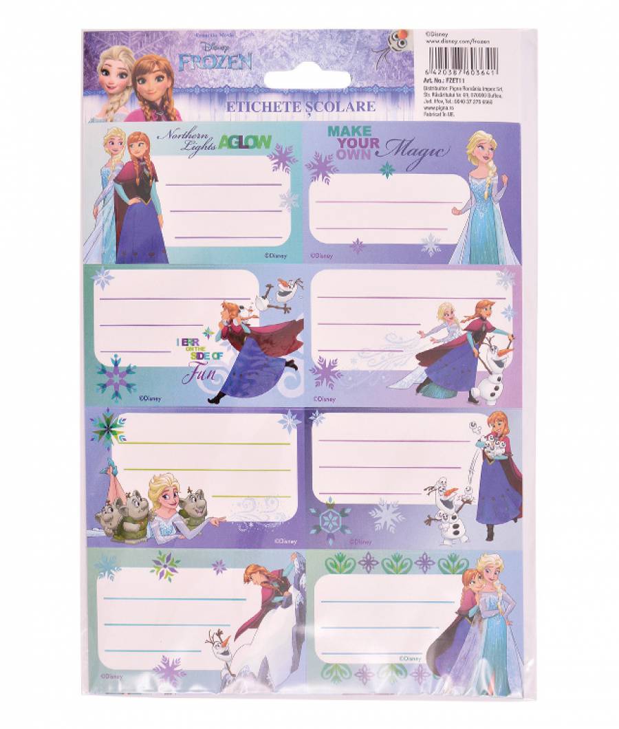 Etichete scolare 40/set Frozen R