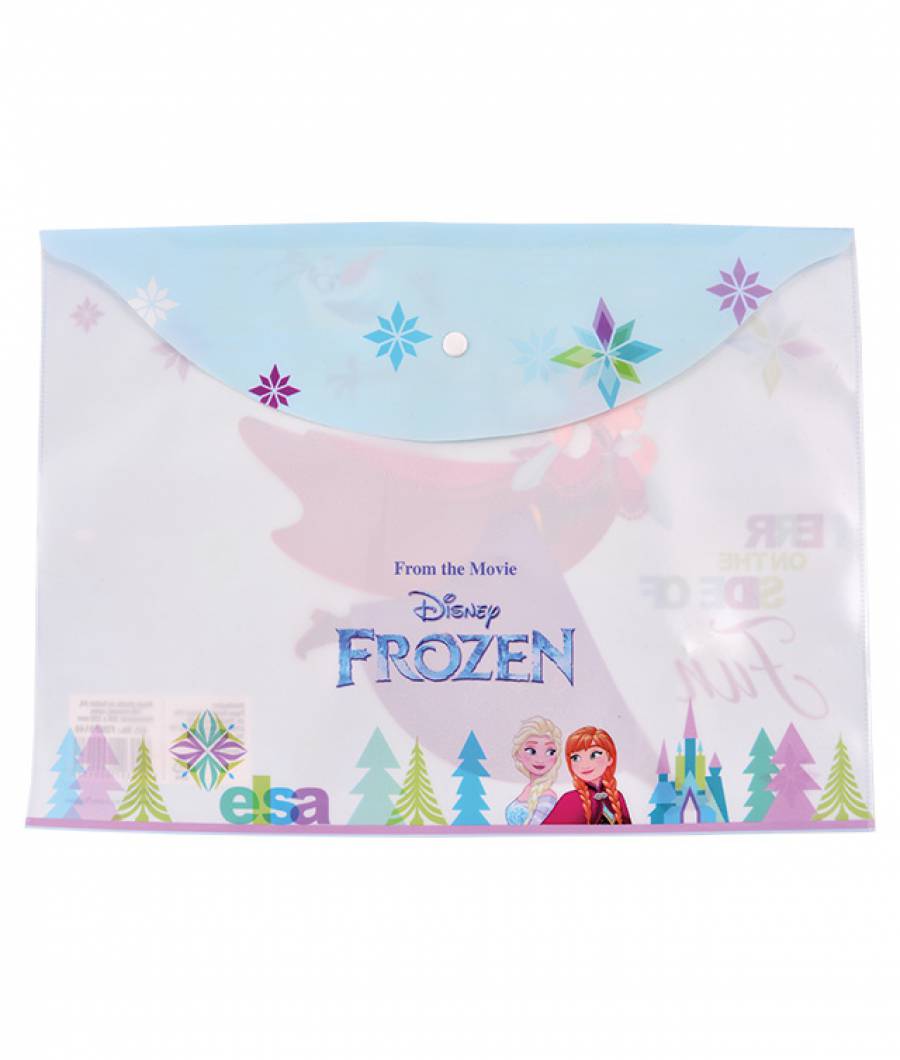 Mapa plastic cu buton A4 Frozen R