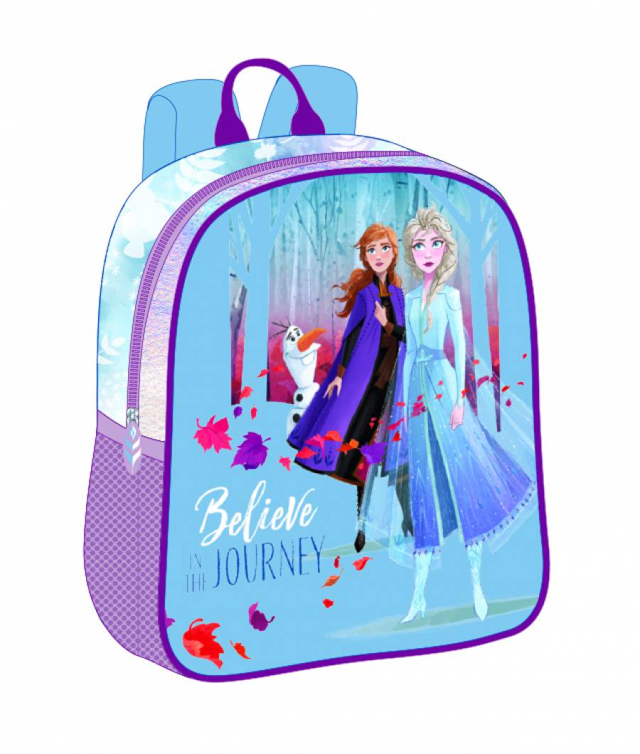 Mini-ghiozdan prescolari albastru-violet Frozen 2