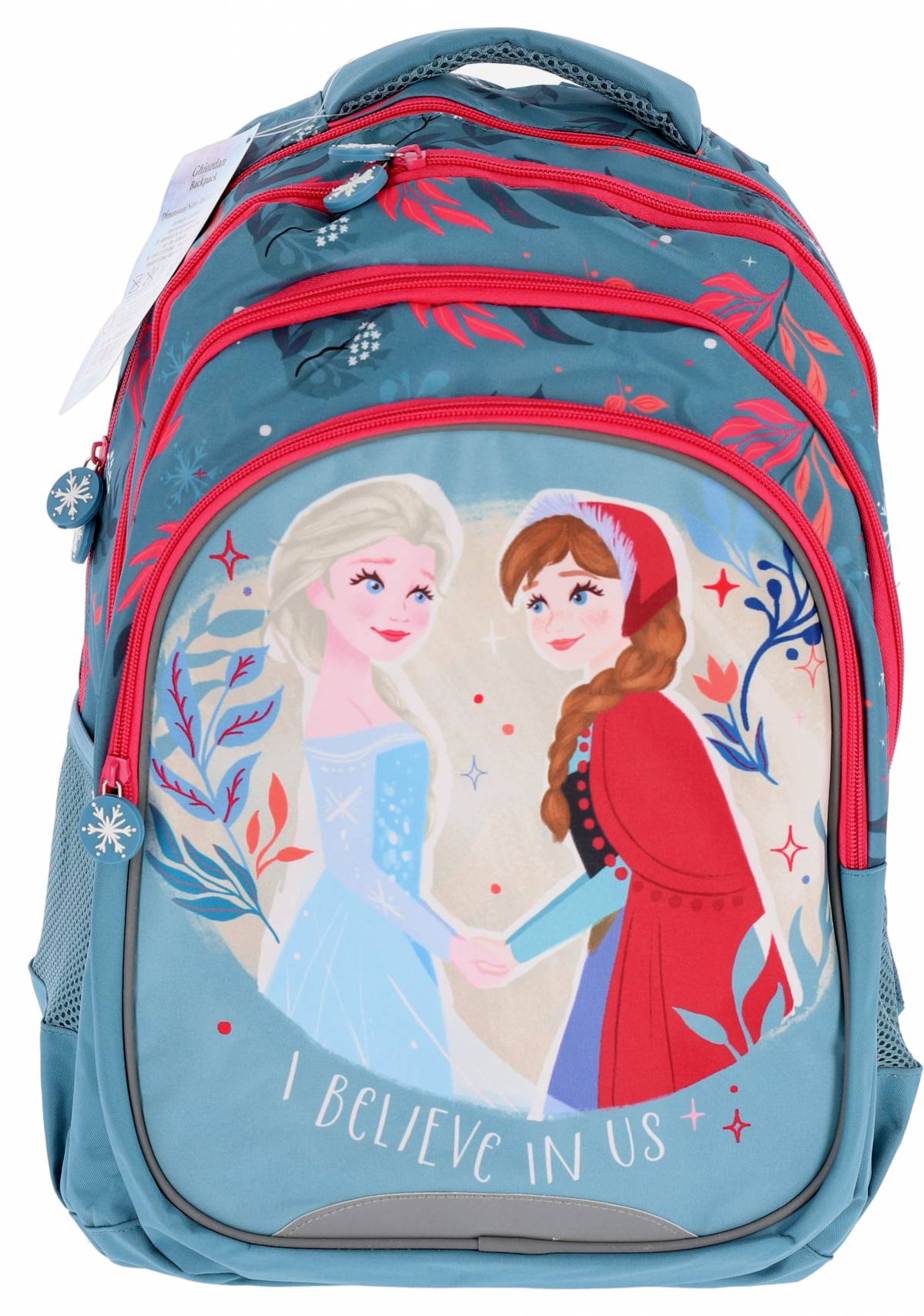 Ghiozdan FROZEN SCOLAR albastru pal