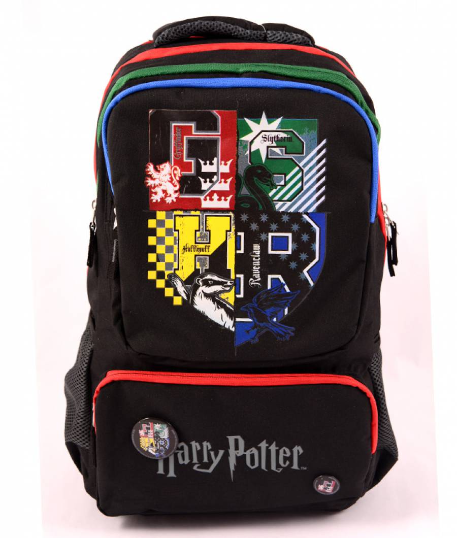 Ghiozdan Teens negru Harry Potter
