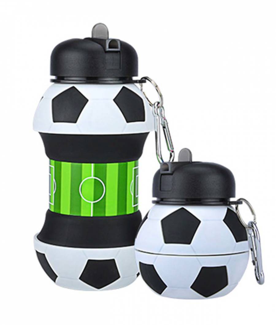 Sticla Apa PREMIUM silicon pliabila 550 ml fotbal