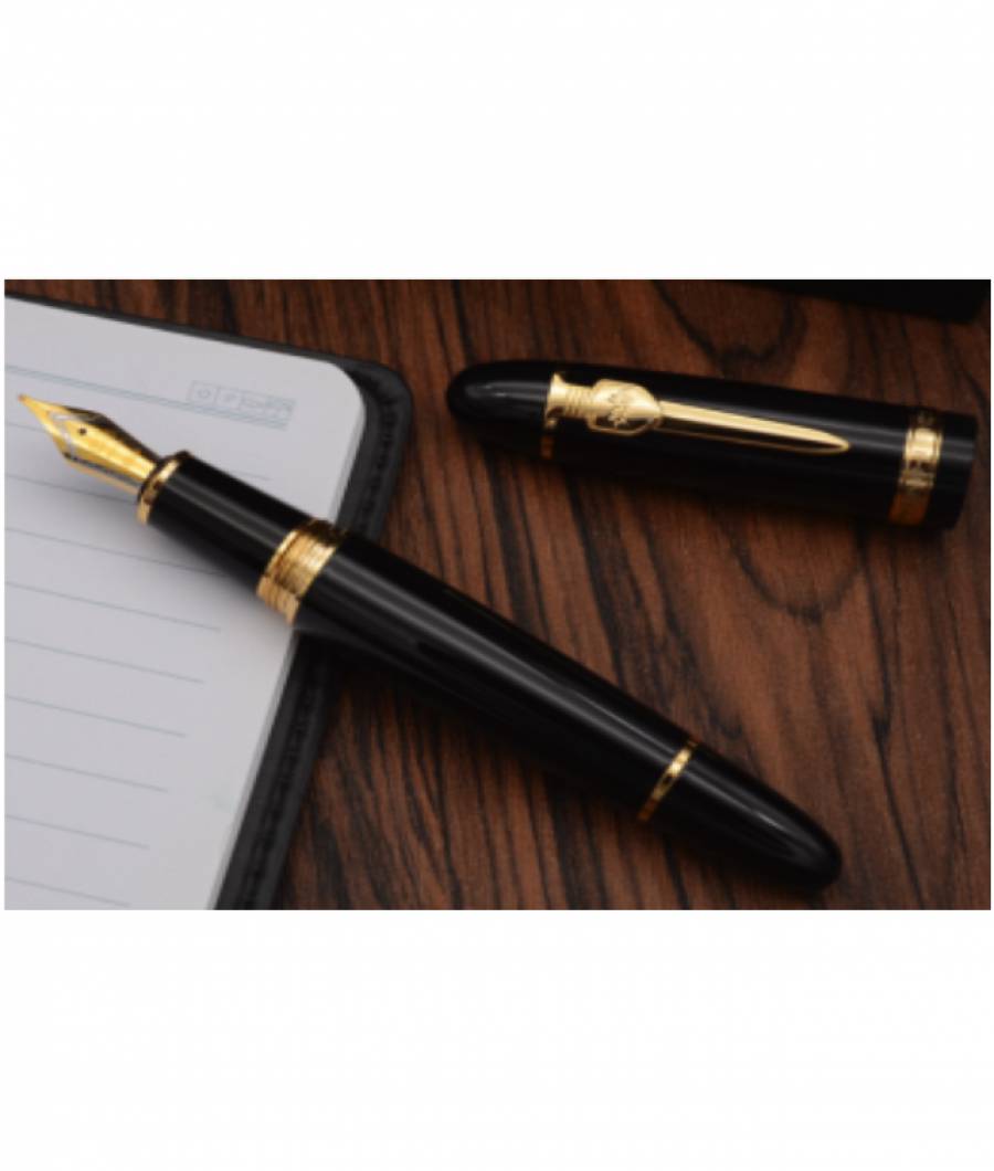 Stilou OFFICE MANAGER negru Penita Iridium GOLD