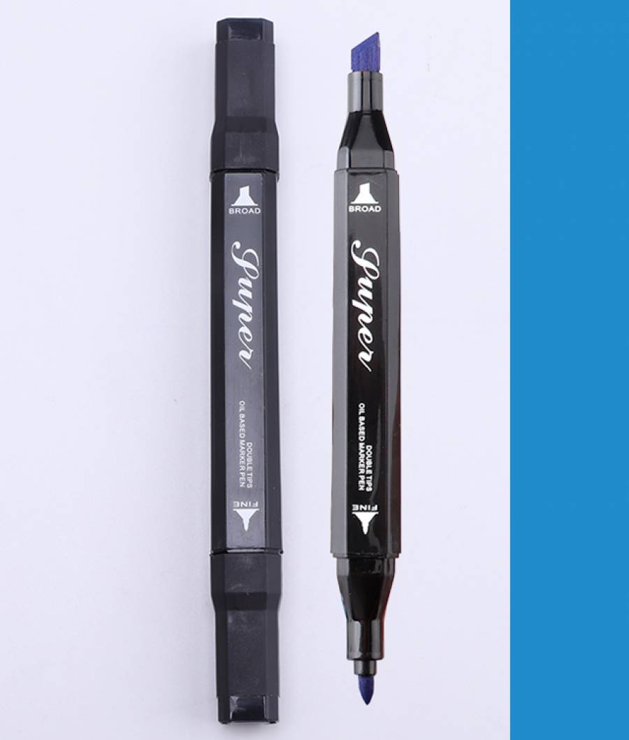 Markere ARTISTI BAOKE 2vf 5-1mm ulei ALBASTRU