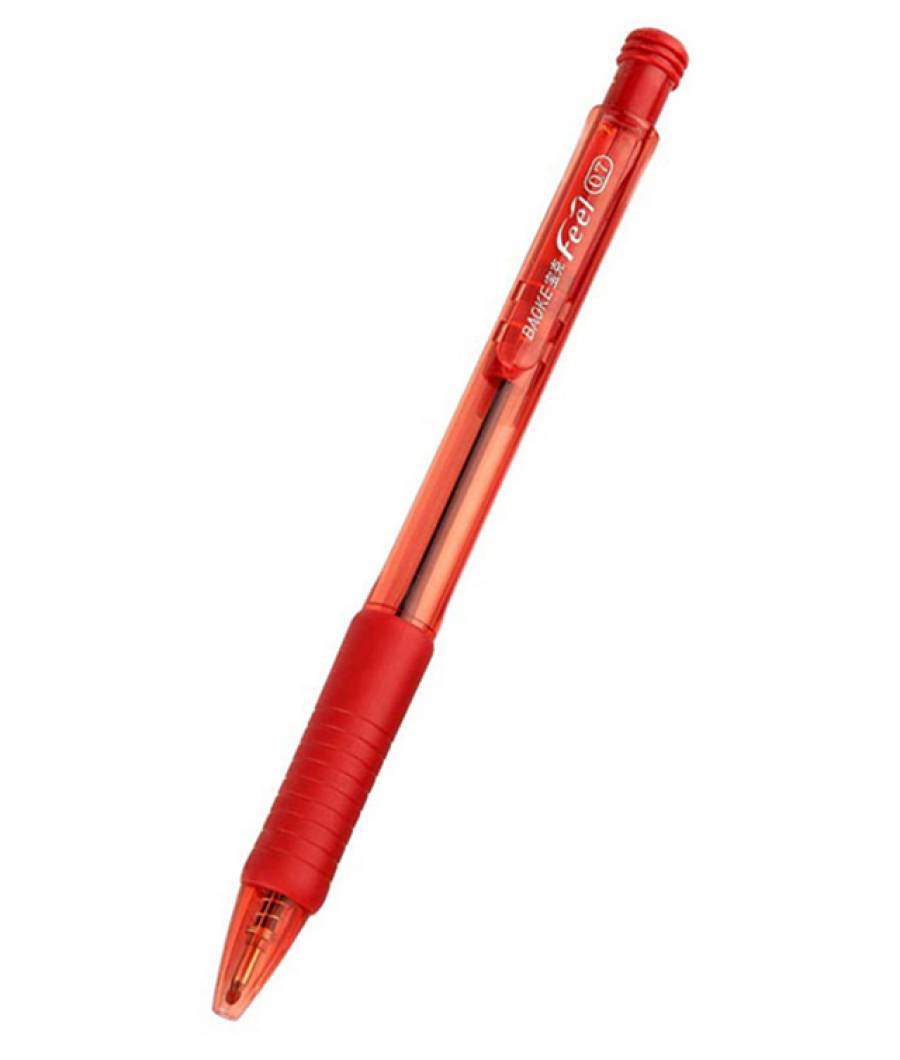 Pix BAOKE Ballpoint FELL cu manson 0 7mm ROSU