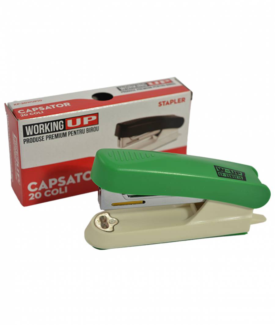 Capsator plastic 20 file (capse no 10) W-UP VERDE