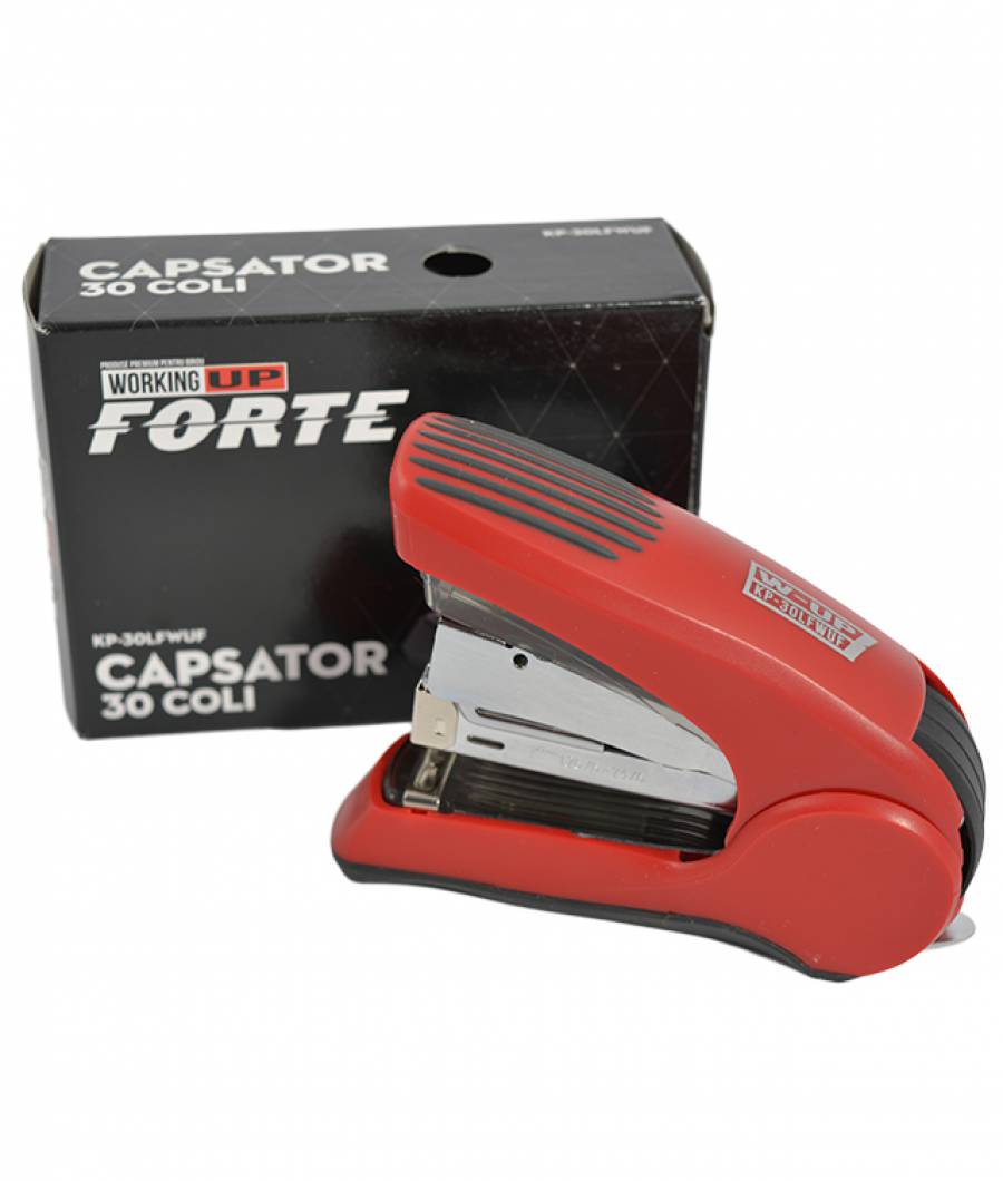 Capsator plastic 30 file (Less Force) W-UP FORTE ROSU