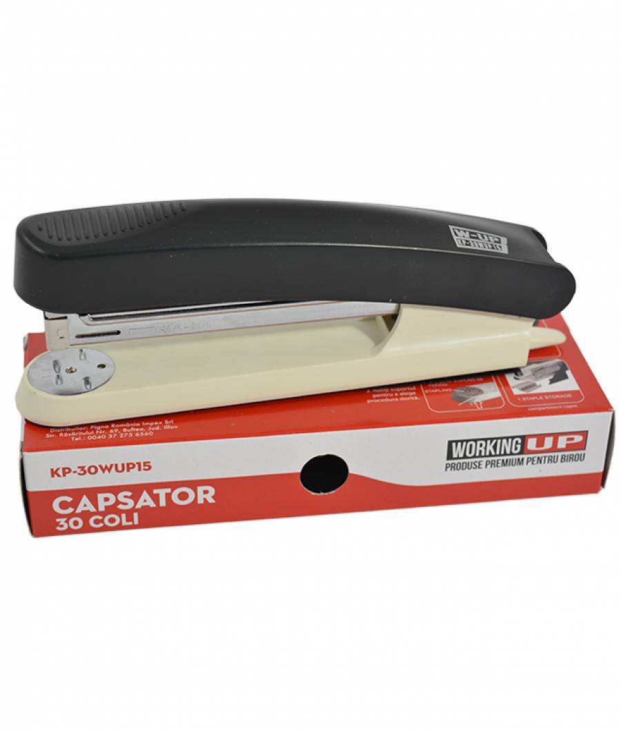 Capsator plastic 30 file (105mm) W-UP NEGRU