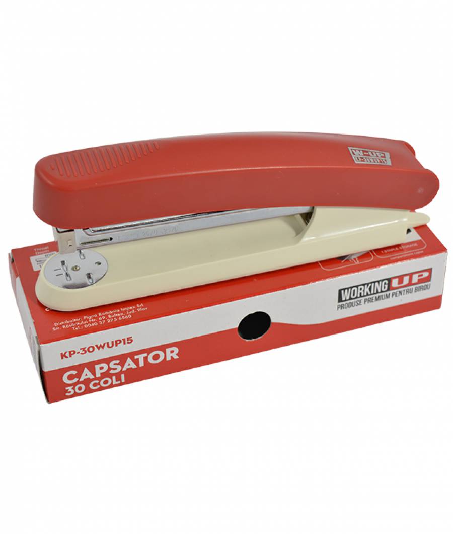 Capsator plastic 30 file (105mm) W-UP ROSU