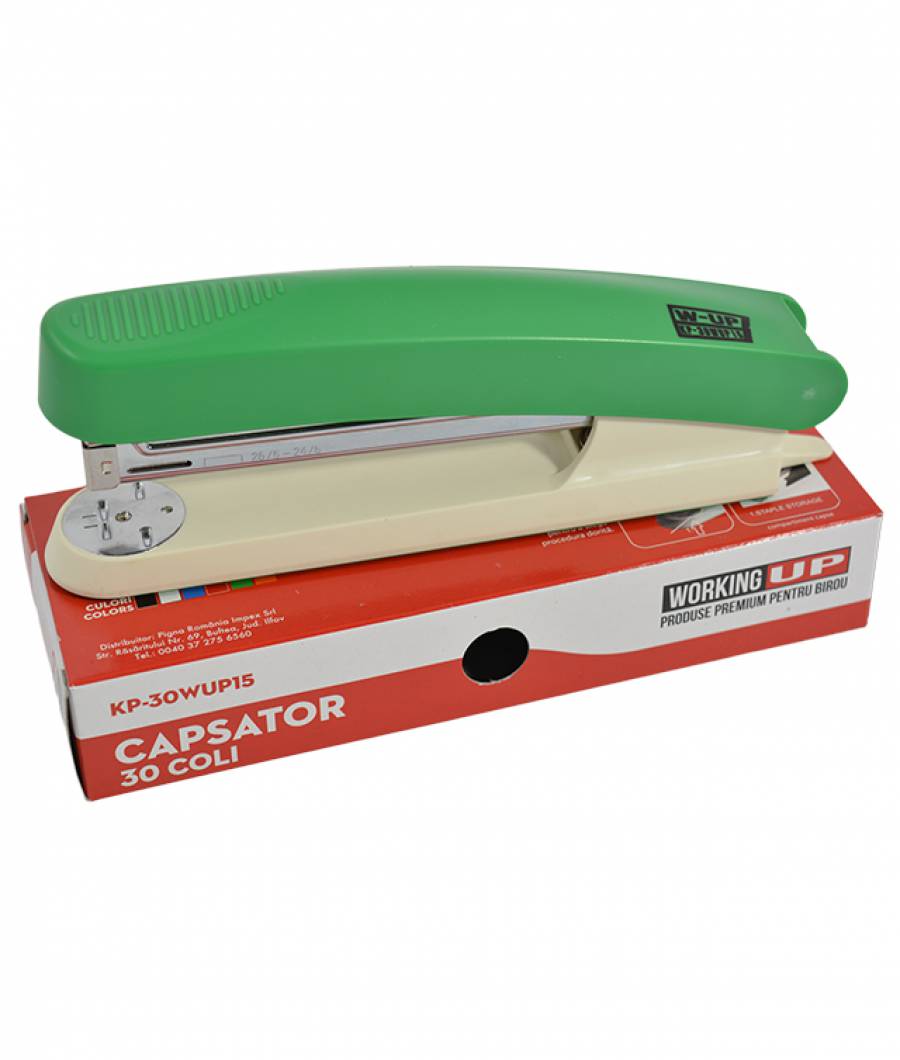 Capsator plastic 30 file (105mm) W-UP VERDE