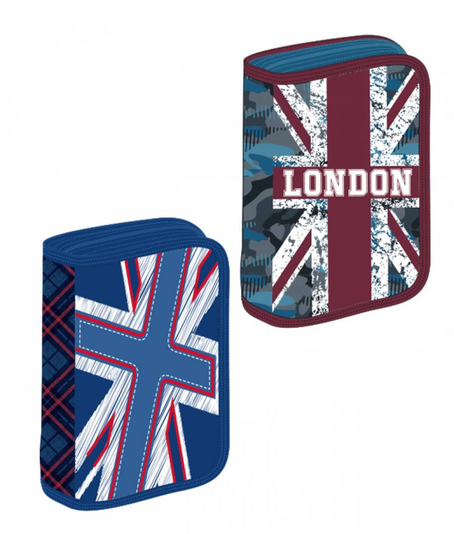 Penar 1 Compartiment, Schoolfriendly London, 1 Fermoar, Multicolor