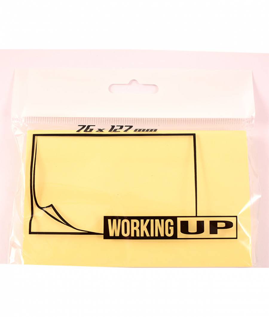 Notes adeziv 76X127 mm Galben Pal 100 coli W-UP